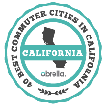 Best Commuter Cities in California Badge
