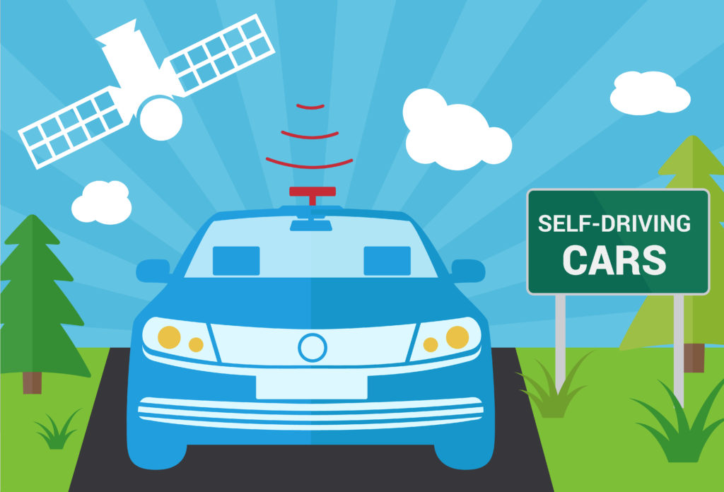Self Driving Cars Graphic
