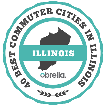 Best Commuter Cities in Illinois Badge