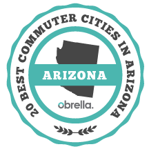Best Commuter Cities in Arizona Badge